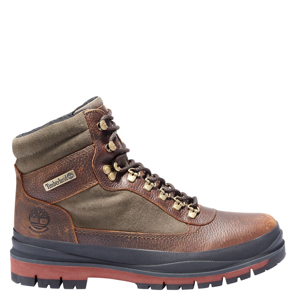 Botas de Nieve Timberland Hombre Field Trekker Waterproof Marrones - Chile AKQ-073284